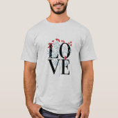 T-shirt Joyeuse Saint-Valentin pour l'amant de style (Devant)