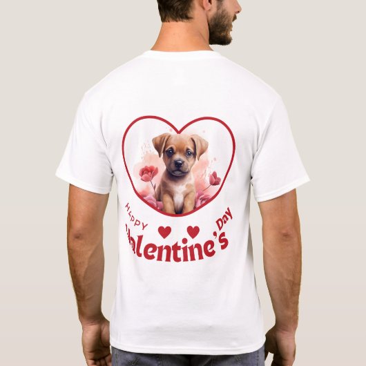 T-shirt Joyeuse Saint-Valentin - Rapture du coeur (Dos)