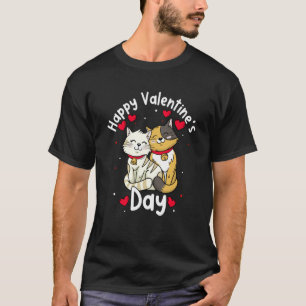 T-shirt Joyeuse Saint-Valentin Roses Soirée Fleurs Amour