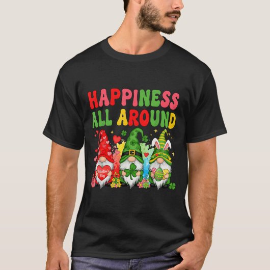 T-shirt Joyeuse Saint-Valentin Saint-Patrick Pâques Joyeus (Devant)