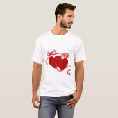 T-shirt Joyeuse Saint Valentin T shirt (Devant entier)