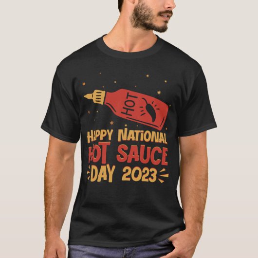 T-shirt Joyeuse Sauce Chimille Chaude Nationale Jour 2023 (Devant)