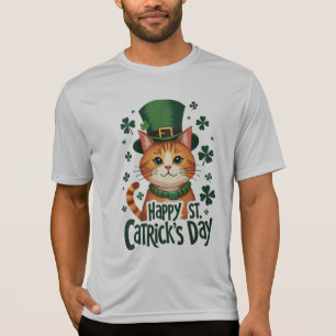 T-shirt Joyeuse St. Catrick’s Day - Chat Of St. Patrick’s