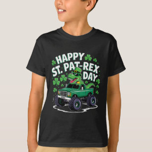 T-shirt Joyeuse St Pat-rex Patricks Day Dinosaure Monstre