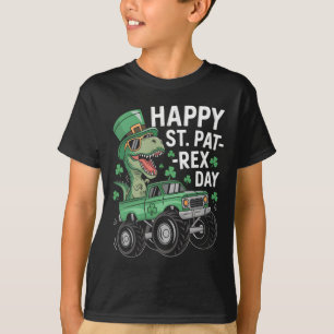 T-shirt Joyeuse St Pat-rex Patricks Day Dinosaure Monstre