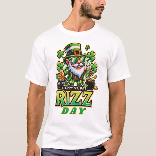 T-shirt Joyeuse St Pat Rizz Day (Devant)