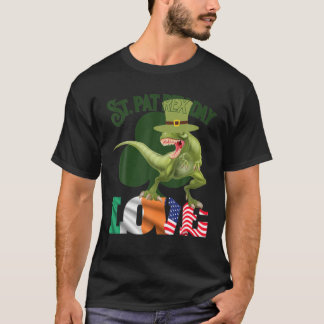 T-shirt Joyeuse St Pat Trex Day, Dino St Patrick's Day auj