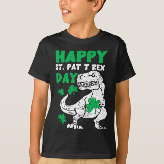 T-shirt Joyeuse St Pat Trex Day Dinosaure St Patricks Day