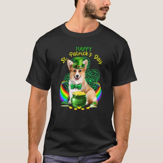 T-shirt Joyeuse St Patrick Cador Chapeau de Leprechaun (Devant)