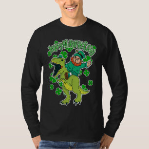 T-shirt Joyeuse St Patrick Day St Pat Rex Rex Leprechaun S