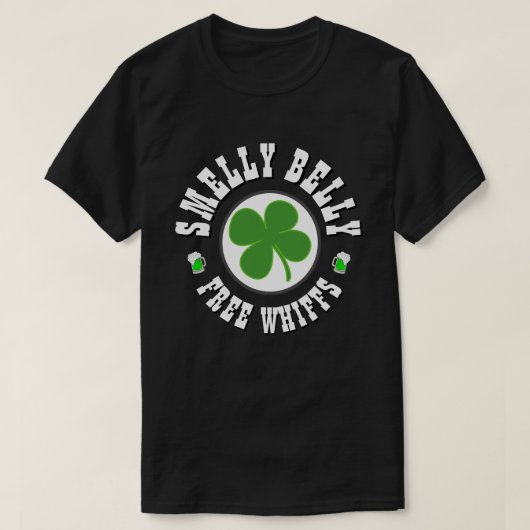 T-shirt Joyeuse St Patrick SMELLY BELLY  (Design devant)