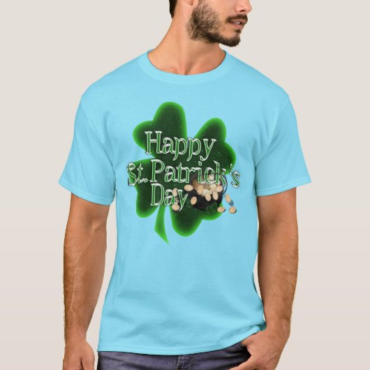 T-shirt Joyeuse St Patrick's Day - Pot Of Gold (Devant)