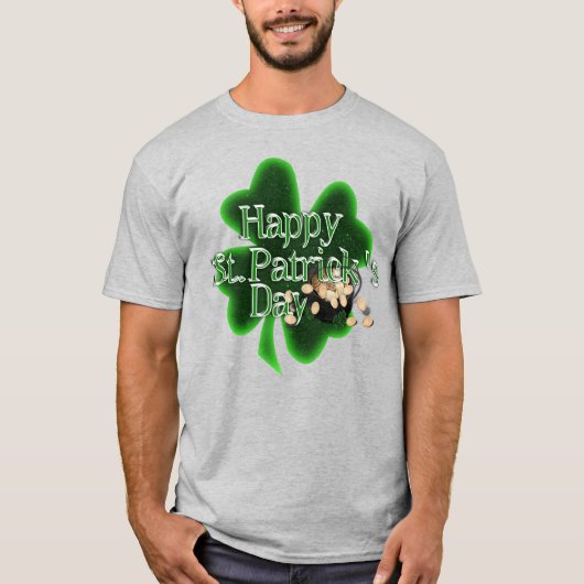 T-shirt Joyeuse St Patrick's Day - Pot Of Gold (Devant)