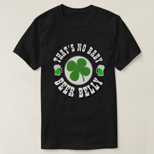 T-shirt Joyeuse St Patrick's Day QUI N'EST PAS BÉBÉ (Design devant)