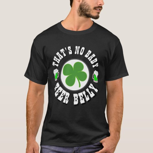 T-shirt Joyeuse St Patrick's Day QUI N'EST PAS BÉBÉ (Devant)