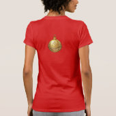 T-shirt Joyeuses chemises de Noël pour femmes (Dos)