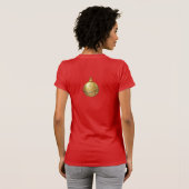 T-shirt Joyeuses chemises de Noël pour femmes (Dos entier)