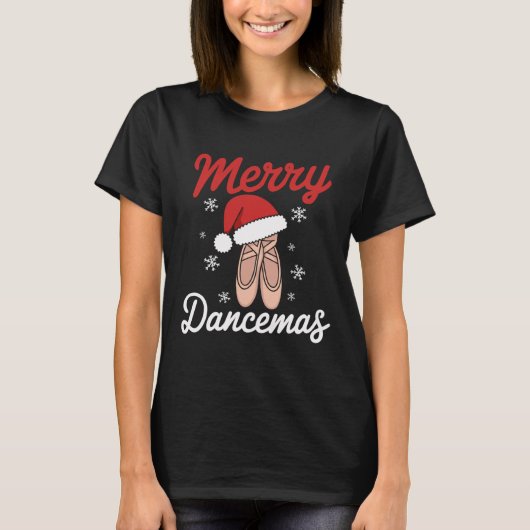 T-shirt Joyeuses danses Byllet Dancer Enseignant Noël Dan (Devant)