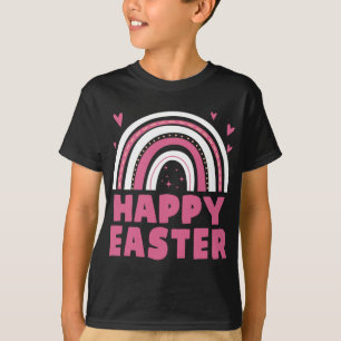 T-shirt Joyeuses femmes de Pâques enfants Arc-en-ciel