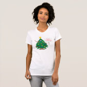 T-shirt Joyeuses Fêtes (Devant entier)