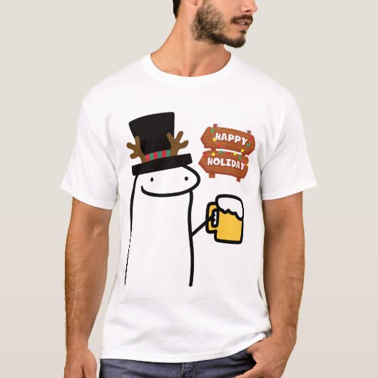 T-shirt Joyeuses fêtes (Devant)