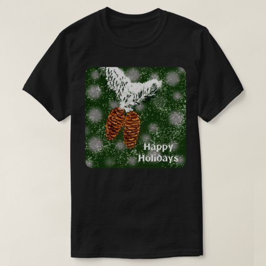 T-shirt Joyeuses fêtes (Design devant)