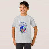 T-shirt Joyeuses fêtes (Devant entier)
