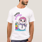 T-shirt Joyeuses fêtes (Devant)