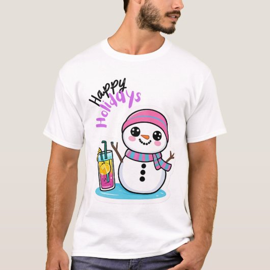 T-shirt Joyeuses fêtes (Devant)