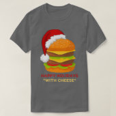T-shirt Joyeuses fêtes au fromage Noël drôle (Design devant)