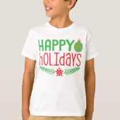 T-shirt Joyeuses Fêtes de Noël (Devant)