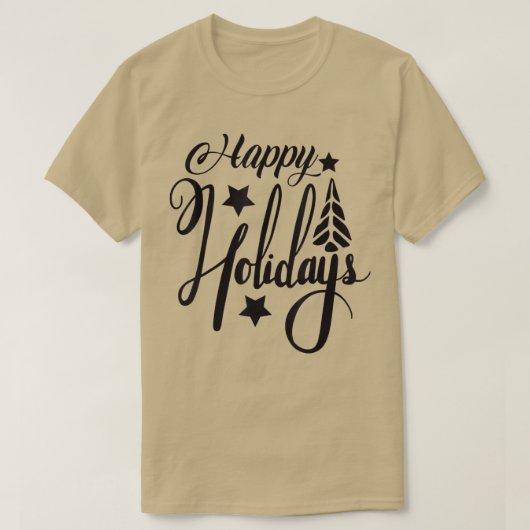 T-shirt Joyeuses fêtes Noël Noël (Design devant)