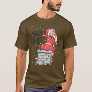 T-shirt Joyeuses fêtes, Père Noël, Noël cosy et chaleureux