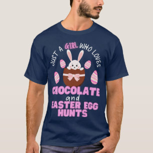 T-shirt Joyeuses Filles de la fête de Pâques Chasse aux Oe