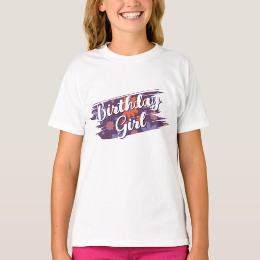 T-shirt Joyeuses fleurs rétro les années 70 Daisy mignonne (Devant)