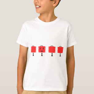 T-shirt Joyeuses lanternes rouges