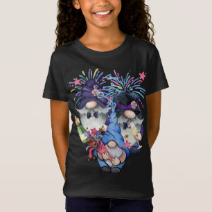 T-Shirt Joyeuses NYE Party Tomte Three Garden Gnome