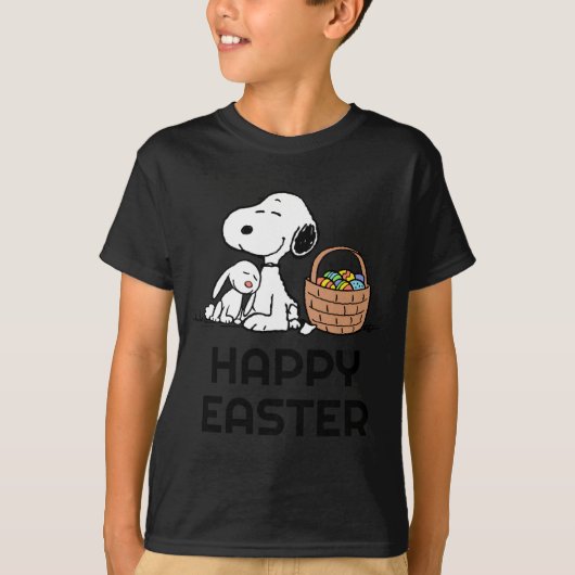 T-shirt Joyeuses Pâques aux Peanuts (Devant)
