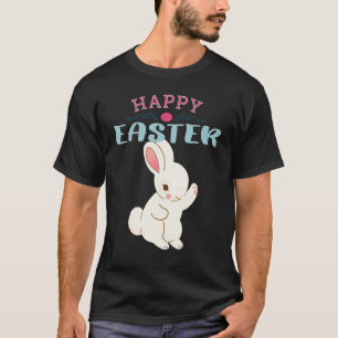 T-shirt Joyeuses Pâques avec lapin sucré 6