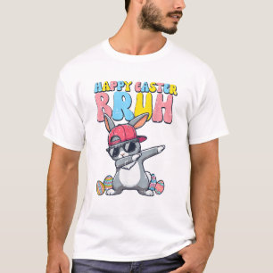 T-shirt Joyeuses Pâques Bruh Lapin Dab Lapin Danse Garçons