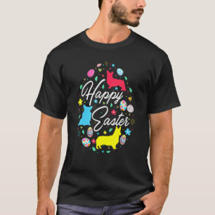 T-shirt Joyeuses Pâques Collection de formes d'œufs de Pâq