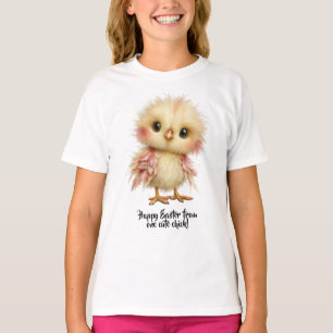 T-shirt Joyeuses Pâques de la part d'un poussin mignon !