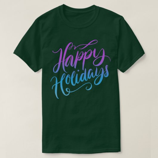 T-shirt Joyeuses Vacances Cosy (Design devant)