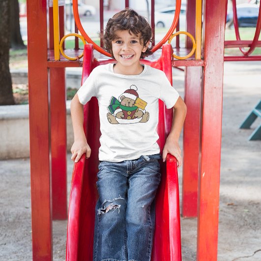 T-shirt Joyeuses vacances Ours de Noël