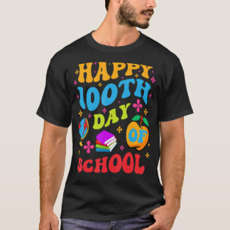 T-shirt Joyeux 100 Jour de Costume scolaire Mignonne Thé d