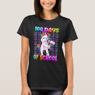 T-shirt Joyeux 100 Jours De Chemise École Filles Enfants U