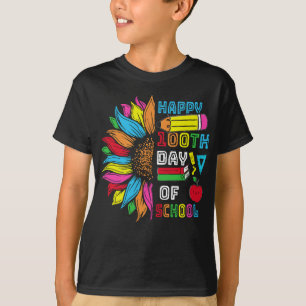 T-shirt Joyeux 100 jours de chemise scolaire