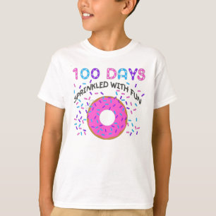 T-shirt Joyeux 100 Jours de l'école amusante parsemé de pl