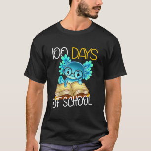 T-shirt Joyeux 100 Jours De L'École Axolotl 2022 Maternell