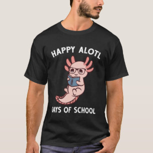 T-shirt Joyeux 100 Jours De L'École Axolotl Joyeux Jours A